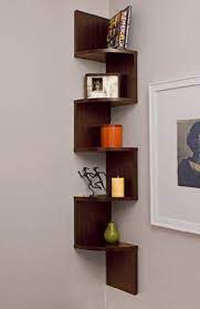 Corner Zig Zag Wall Shelf Shelves Wall Mounted Shelves Corner Wall Shelves