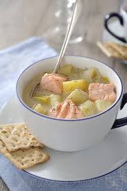 Soupe Cremeuse De Saumon Amuses Bouche Recette Recette Soupe Recette Sans Cuisson