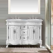 48 Carrara White Marble Top Bathroom