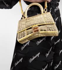Biancheria per la casa in visone louis vuitton. Borsa Hourglass Xs In Pelle Stampata Balenciaga Mytheresa