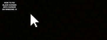 In winre, go to troubleshoot > advanced options > startup settings > restart. How To Fix Black Screen With Cursor