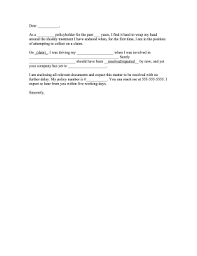 Once you have written down a proper salutation, open your letter by stating your claim's purpose. Car Insurance Complaint Letter