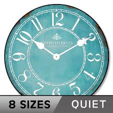 Extra large shabby chic wall clock. Choose From 8 Sizes Lifetime Warranty We Can Add Your Words Extra Quiet Mechanism Vintage White Wall Clock Large Wall Clock Home Living Home Decor Vadel Com