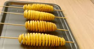 Pomme De Terre Spirale Une Technique Plus Simple Qu On Ne Le Croit Fair Food Recipes Shish Kabobs Food