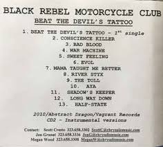 Black rebel motorcycle club beat the devil's tattoo: Black Rebel Motorcycle Club Beat The Devil S Tattoo 2010 Publishing Cd Cdr Discogs