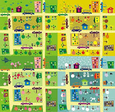 Ychty Shop Redbubble Cartoon Map City Cartoon Illustrated Map