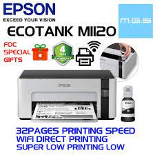 The wifi light should now be on, but not flashing. Heavy Duty Epson M1120 Ecotank Monochrome M1120 Wi Fi Ink Tank Printer Similar M200 M1200 Shopee Malaysia
