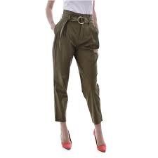 Son noeud à la taille. Pantalon Carotte Taille Haute Laurie Guess Jeans Vert Cdiscount Pret A Porter