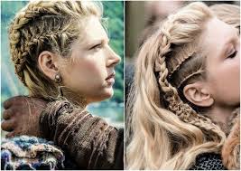 Wikinger Frisurenfrauen Lagherta Flechten Zopf Sidecut Geflochtene Frisuren Wikinger Frisuren Flechtfrisuren