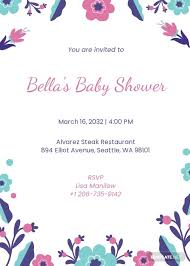 Get standout invites that are guaranteed to impress. 81 Free Baby Shower Templates Edit Download Template Net