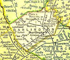Darlington County Gis Map Darlington County Map - 1895