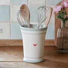 Check out great kitchen utensil holders and organizers such as kitchen utensil racks, kitchen utensil jars and crocks, knife blocks, magnetic knife holders store and organize all of your kitchen utensils in one convenient location on your countertop or kitchen wall with one of our utensil. Oscar Utensil Holder Susie Watson Designs Susie Watson Designs