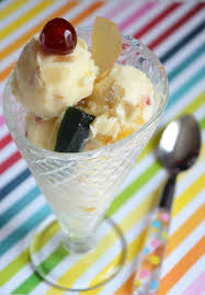 Glace Plombieres Aux Fruits Confits Et Au Kirsch Recette Fruits Confits Recette Glace Glace