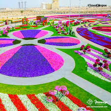 Travelglimpse Say It With Flowers The Magic Garden Has The World S Largest Natural Flower Garden In Du Miracle Garden Dubai Garden Most Beautiful Gardens