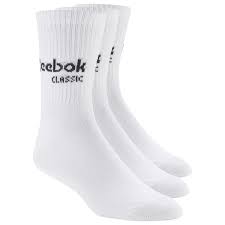 Reebok Classics Core Crew Socks Three Pack White Reebok Mlt
