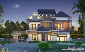February 2020 House Designs Grand Kerala Home Design In 2020 Kerala House Design House Design Kerala Houses