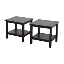 End table black side table round table small metal table patio side table for small spaces removable tray end table for outdoor and indoor fit sofa living room bedroom coffee table bedside nightstands. Ikea Black Side Table Novocom Top