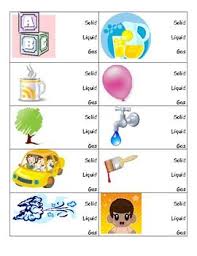Solid Liquid Gas Matter Mini Assessment Matter Worksheets Matter Science Solid Liquid Gas