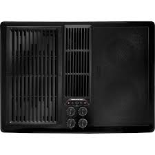 Whirlpool, maytag, frigidaire, kenmore, ge Jenn Air Jed8230adb 30 Modular Electric Downdraft Cooktop With Grill Assembly And Accepts Optional Accessories Modules Sold Separately Black