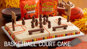 Music and basketball birthday cake! Reese S Basketball Court Cake Youtube