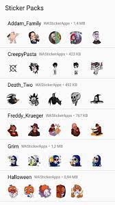 It including all the themes you want such as birthday stickers christmas stickers valentines stickers love stickers. Horror Sticker For Android Apk Download