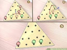 The board begins with pegs in all holes but one. How To Play Tricky Triangle Game Simple Business Guru