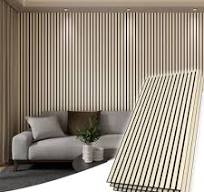 3D Fluted Sound-Absorbing Panel Wood Slat Wall Acoustic Panels - China