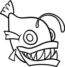 38+ angler fish coloring pages for printing and coloring. How To Draw Monster Fish Coloring Pages Color Luna