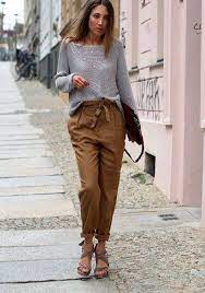 Pretty Winter Outfits Ideas High Waisted Pants11 Pretty Winter Outfits High Waisted Pants Outfit Pants Outfit Fall