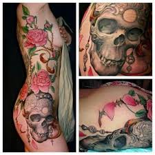 Wonder which part of your body to ink first? Female Side Piece Tattoos Inked Magazine Schadel Tattoo Tattoos Hufttatowierungen