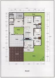 Denah rumah 2 kamar ukuran 6x9 huniankini via huniankini.blogspot.com. Desain Rumah Sederhana 3 Kamar Ukuran 7x9