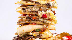 You need 1 cup of shredded sharp cheddar cheese (or more, if desired). Philly Steak Quesadillas Recipe Rachael Ray Show