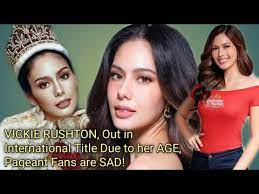 Posts about vickie rushton written by jillianina estevez and conan altatis. Vickie Rushton Miss International We Never Had Youtube