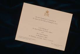 Meghan markle have been issued in the name of his royal highness the prince of wales using american ink on english card, the invitations are printed in gold and black, then burnished to bring out the shine, and gilded around the edge. Key Difference Between William And Kate S Wedding Invitation And Harry And Meghan S Mirror Online