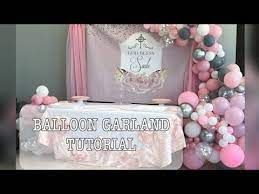 Youtube Balloon Garland Tutorial Balloon Garland Organic Balloon Garland