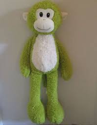 Max Green Monkey Plush Stuffed Animal Toy Pier 1 One Imports 22 Floppy Chimp Plush Stuffed Animals Monkey Plush Pet Toys