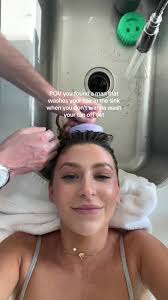 Boyfriend Goals: Sink Hair Wash with Your Fav Blondie