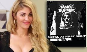 Mafs fans were livid when an editing fail spoiled the result of one couple's tense commitment ceremony decision. Booka Nile S Band Cashes In On Her Mafs Appearance As They Launch Metal At First Sight T Shirts Daily Mail Online