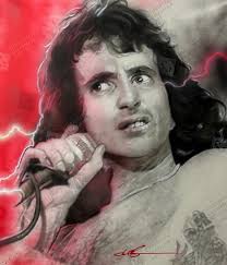 Bon Scott Original Artwork Artworks & Paintings For Sale