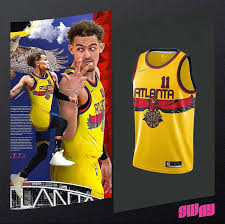 La Lakers And Atlanta Hawks 2021 22 City Jerseys Fanart Found On Instagram Basketballjerseys