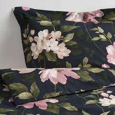 Blekfryle Duvet Cover And Pillowcase S Black Flower Full Queen Double Queen Ikea In 2021 Ikea Duvet Cover Ikea Duvet Floral Duvet Cover