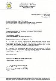 Surat disediakan bertujuan untuk menyampai atau mendapatkan maklumat, arahan, tindakan dan keputusan. 24 Mei 2018 Penggunaan Slogan Baru Pejabat Suk Terengganu Pengurusan Majlis Dan Protokol Facebook
