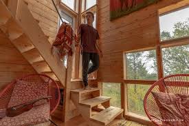 10 10 tall red tiny house near belleville ontario tiny house loft tiny house tiny house vacation
