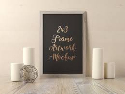 2x3 Frame Artwork Mockup Mockup Free Psd Free Psd Mockups Templates Framed Artwork