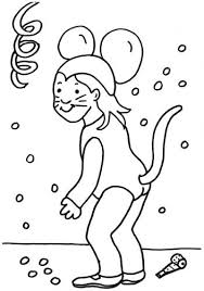 Unsere bastelvorlagen könnt ihr euch gern kostenlos ausdrucken und für eure party, den kindergeburtstag, zu ostern. Karneval Fasching Fastnacht Madchen Im Maus Kostum Zum Ausmalen Ausmalbilder Fasching Ausmalen Maus Kostum