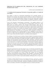 Los partidos politicos chilenos en la perspectiva de la transicion y los partidos políticos en el autoritarismo y democratización del cono sur, m. Pdf Procesos De Elaboracion Del Programa En Los Partidos Politicos De Chile