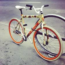 Camouflage Singlespeed Bicycle Bike Vehicles