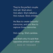 We did not find results for: 70 6k Likes 887 Comments Story Book Of Teenagers Bookofteenager On Instagram O Friendship Quotes Funny Opposites Attract Quotes Teenage Love Quotes