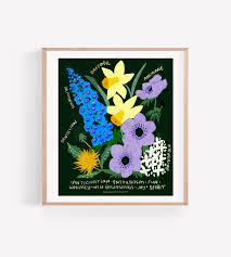 Sweet peas are known for their sweet fragrance, and are a great way to make your home smell like spring! Enneagram Seven Flower Symbolism Art Print Persika Design Co