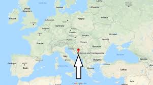 Croatia on a world wall map croatia locations: Where Is Bosnia And Herzegovina Located In The World And Map Where Is Map